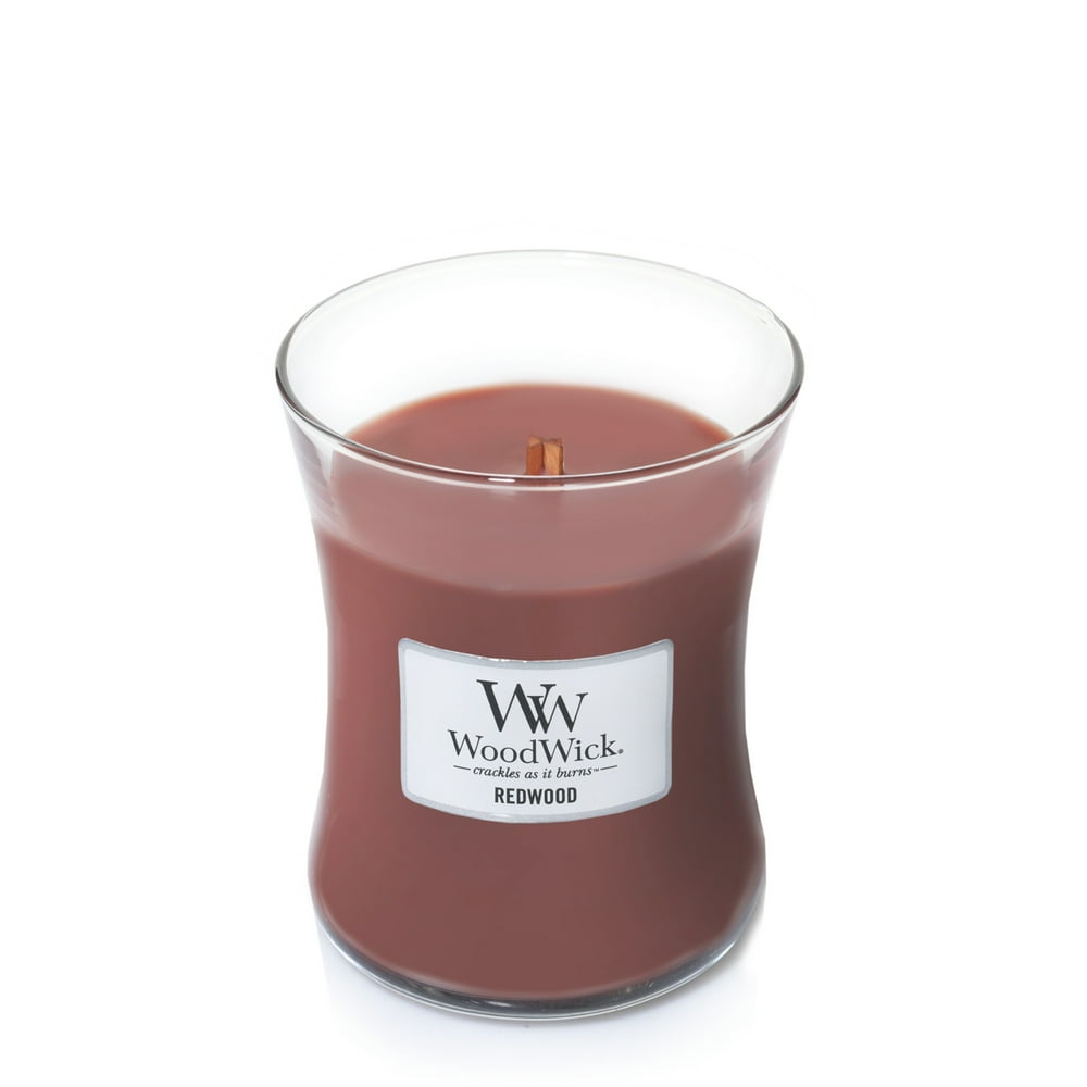 WoodWick, Medium Hourglass Candles Redwood