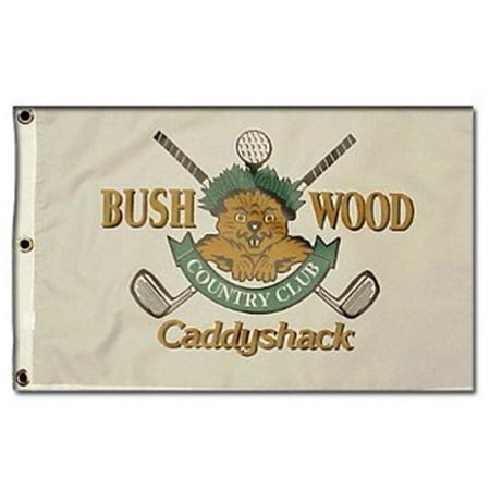 Autographed Masters Golf Pin Flag RDB Holdings & Consulting CTBL-016169N Caddyshack Bushwood Country Club Logo UnSigned Golf Pin Flag ()
