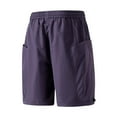 thumbnail image 3 of Fashion YLSDY Men's Quick Dry Swim Trunks with Zipper Pockets Beach Shorts Bathing Suits for Men - Mesh Liner Shorts Purple XXXL, 3 of 3