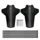 thumbnail image 3 of Advancent Guardabarros de bicicleta de plástico ultraligero guardabarros de bicicleta Mountain Road Bike Wing para accesorios de bicicleta delantero + Ciclismo Sin estándar Advancent OD001154-01B, 3 of 6