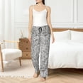 thumbnail image 6 of Lsque Silver Glitter Print Women's Pajama Pants, Lounge Pant - Comfortable Home Wear,Elastic Waistband, Stylish Design-Large, 6 of 9