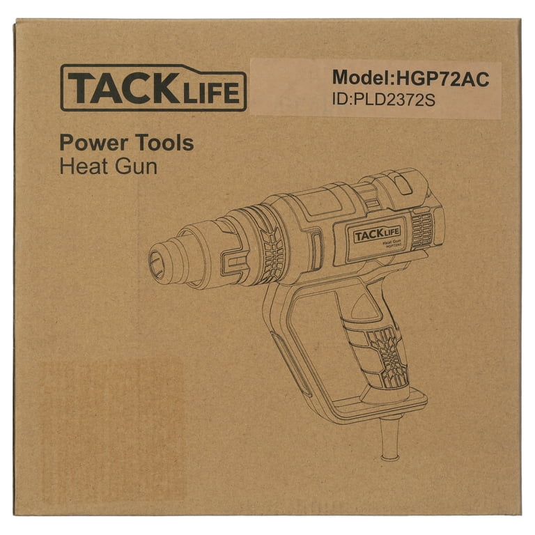 Tacklife Hgp40ac Heat Gun Mini Hot Air Gun, Size: 500 in