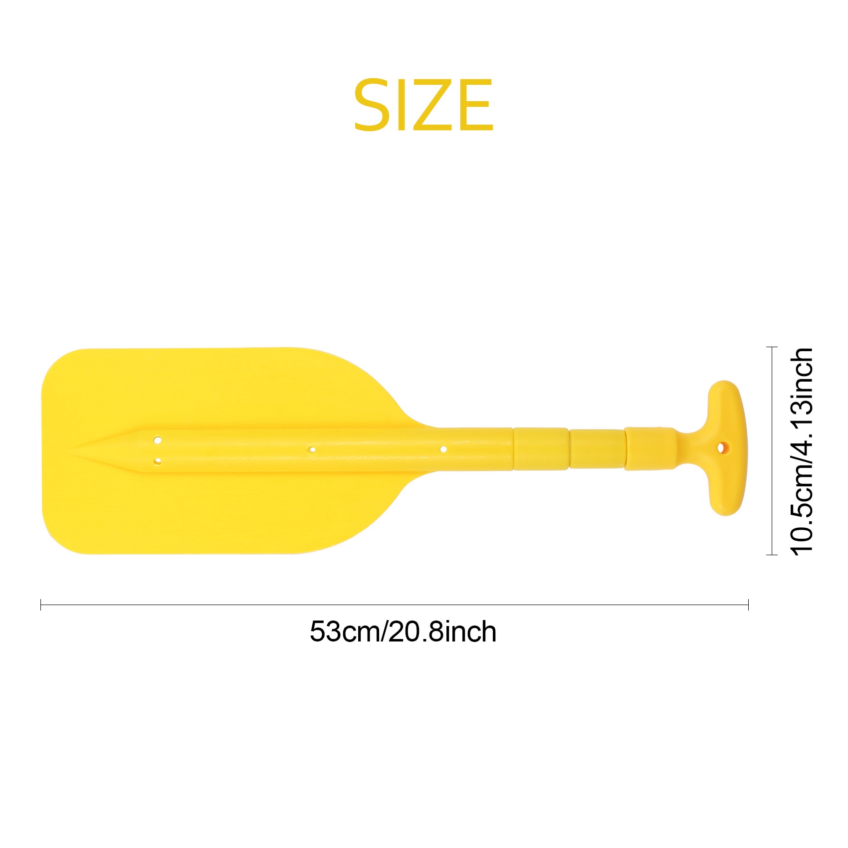 1Pcs Telescopic Paddle Portable Collapsible Adjustable Aluminum Alloy Oar Safety Boat Accessories