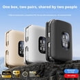 thumbnail image 2 of Agiufgs True Wireless Earbuds, 2 Pairs in 1 Case, Share Music or Keep a Spare Pair Handy, 2 of 5