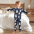 thumbnail image 6 of Rabbit Star Pattern Cotton Pajamas 2 Piece Set Sleepwear Soft and Comfortable Homewear Nightwear, 6 of 7