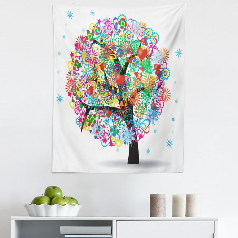 Colorful tree tapestry new arrivals