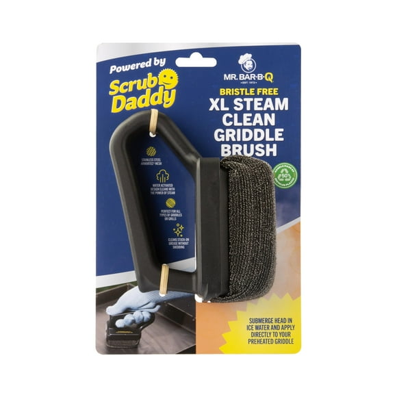 Cepillo para plancha Mr. Bar-B-Q XL, limpio a vapor, sin cerdas