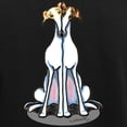 thumbnail image 3 of CafePress - Greyhound Lover Women's Dark Pajamas - Women's Short Sleeve Print T-Shirt and Pants Dark Cotton Pajama Set, 3 of 7