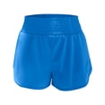 thumbnail image 6 of Athletic Shorts for Women with Liner 2 in 1 Elastic High Waist Workout Exercise Running Yoga Gym Shorts with Pockets, 6 of 6