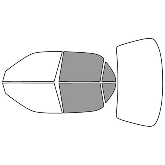 Avery Dennison NR Nano Ceramic IR Window Tint Kit Compatible with Toyota Corolla 1998-2002 - Back