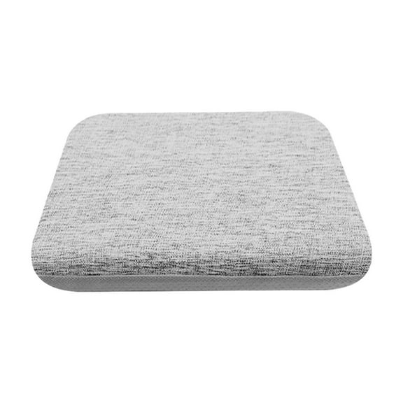 Tunhigl No-Slip Dining Chair Cushion with Removable Cover - Comfortable Foam Seat Pad for Kitchen, Office, Car in Light Gray and Sky Blue Styles, Ergonomic Support Gray