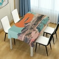 thumbnail image 4 of Yayeee Tablecloths 60" x 90" Rectangle Wrinkle Resistant Party Table Cover, Retro UFO, 4 of 8