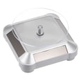 thumbnail image 3 of Solar Display Stand Turntable 360 Rotating Double Use ABS, Silver Tone, 3 of 6