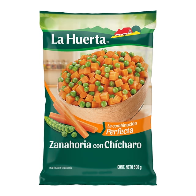 Zanahoria con chícharo La Huerta congelados 500 g