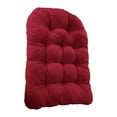 thumbnail image 1 of Cojín colgante para silla tipo huevo, suave, para patio, hamaca, cesta Rojo oscuro, 1 of 6
