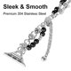 thumbnail image 3 of Aplicable a Apple S8 correa de reloj perla acero inoxidable metal iwatch se correa pulsera correa de metal, 3 of 5