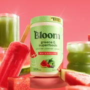 Bloom Nutrition Greens & Superfoods Powder, Watermelon, 25 Servings