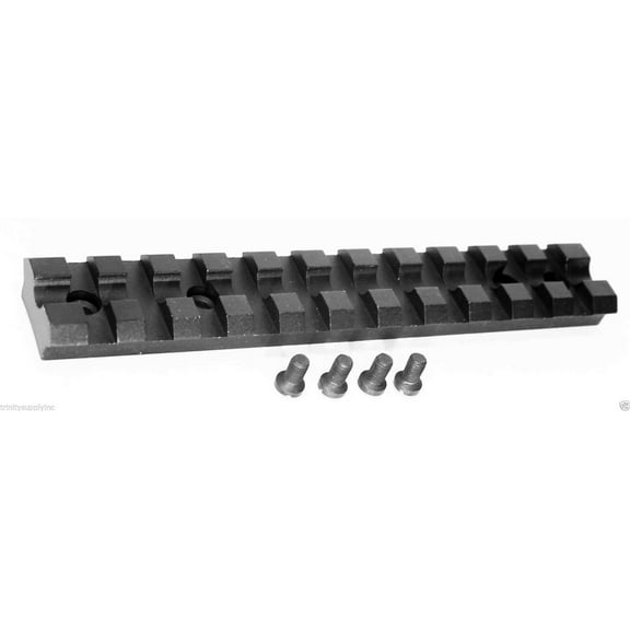 Picatiinny base rail mount adapter aluminum black