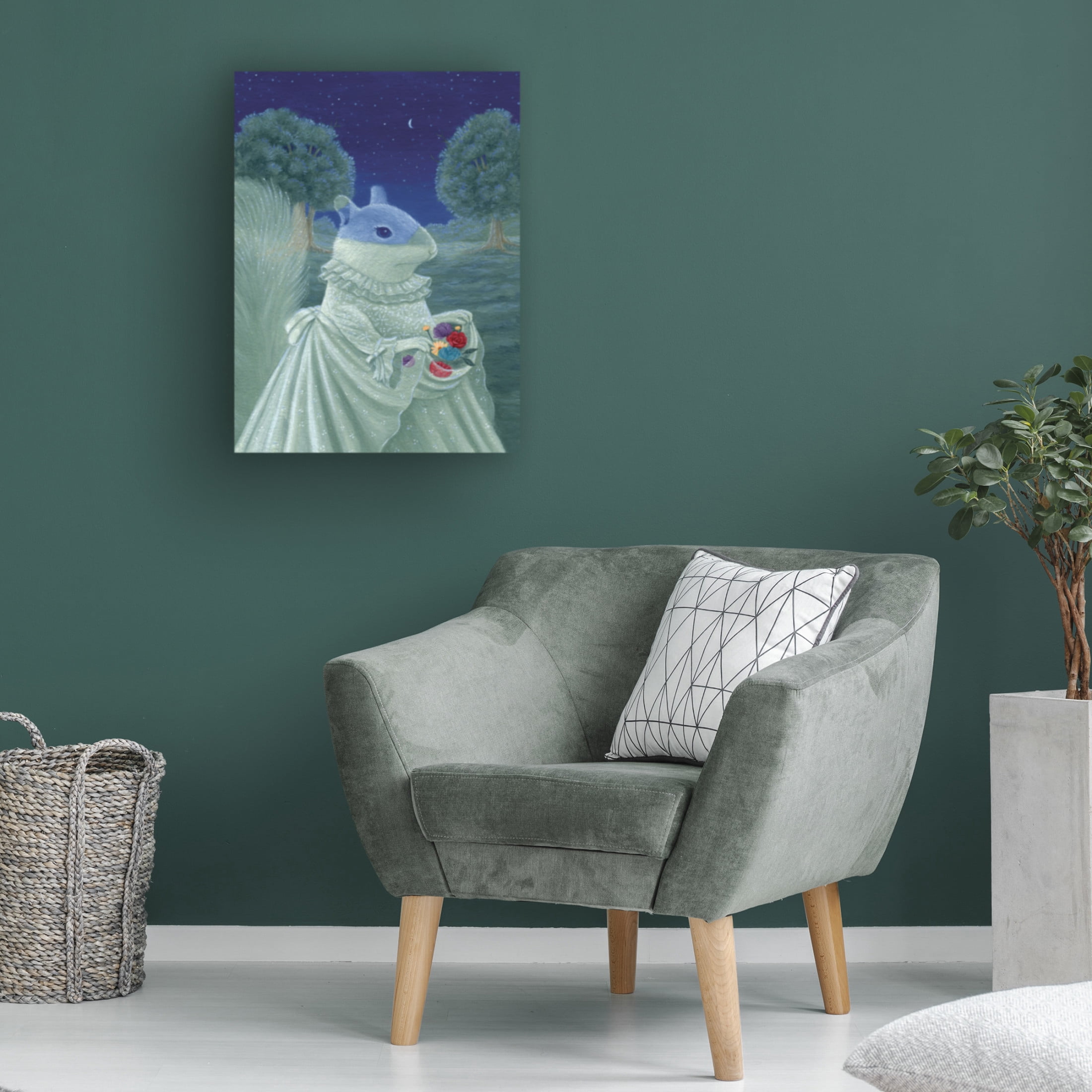 Canvas Wall Art - Gina Matarazzo 'Lenore' Wall Art for Living Room, Bedroom, or Office Décor by Trademark Fine Art - 35 x 47 Inches