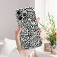 thumbnail image 2 of ¡Demuestra tu personalidad con nuestra peculiar y divertida funda mate para teléfono con estampado artístico!, 2 of 4
