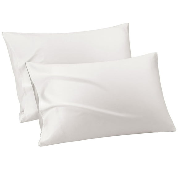 Unique Bargains Breathable Cotton Envelope Closure Pillowcases 2 Pcs Isabelline Queen