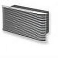 thumbnail image 2 of King Electric PAW2422-U-W 7677 BTU 2250W 240V Electric Wall Heater with Ultra Grill, White, 2 of 2