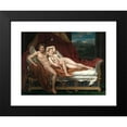 thumbnail image 2 of Jacques Louis David 18x15 Black Modern Framed Museum Art Print Titled - Cupid and Psyche (1817), 2 of 5