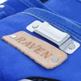 thumbnail image 6 of 10 Pocket Tool Belt Pouch Heavy Duty Suede Leather Fits Hammer And Nails - Blue, 6 of 10