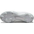 thumbnail image 2 of Nike Women's Hyperdiamond 4 Pro Metal Fastpitch Softball Cleats (White/Silver, 7, Medium/B), 2 of 3