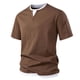 thumbnail image 1 of pstuiky camisetas para hombre, Blusa básica de manga corta con cuello redondo y mangas cortas para hombre camisas casuales para hombre l, 1 of 4