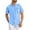 Light Blue, variant on Mens Shirts Solid Color Pocket Button Up Shirt Short Sleeved Casual Shirt Summer Beach Shirt Shirt With Pockets Short Sleeved Collar Top Shirts for Men