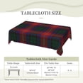 thumbnail image 6 of Rectangle Table Cloth, Old Scotsman Clan Rattray Tartan Plaid Resistant Washable Tablecloth Decorative Table Cover for Dining, Indoor and Outdoor, 6 of 6
