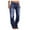 Blue, variant on Women Trendy Mid Rise Casual Versatile Solid Color Straight Leg Loose Jeans Women'S Jeans M