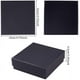 thumbnail image 2 of Paquete de 8 cajas negras de cartón para anillos y joyas (12 x 12 x 4 cm). Caja cuadrada de papel kraft con esponja para guardar y exhibir pulseras y anillos., 2 of 9
