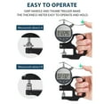 thumbnail image 4 of lanema Thickness Meter Precise Electronic Micrometer with LCD Display 0.001mm/0.00005", 4 of 8