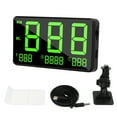 thumbnail image 3 of Universal Digital Car HUD Display, Over Speed Warning Plug And Play Green Light GPS Speedometer  For Truck For Bike, 3 of 8