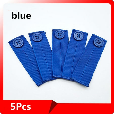 

5X Waist Band Extender Button Trouser Maternity Expander Jeans Elastic Pant