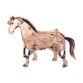 thumbnail image 4 of Caballo mecánico 3D de madera, juguete de engranajes mecánicos, juego de construcción, manualidades de animales DIY 3D rompecabezas de madera juguete CUTICAT caballo rompecabezas juguetes, 4 of 8