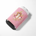 thumbnail image 3 of Cavapoo Pink Flowers Can or Bottle Hugger, 3 of 5