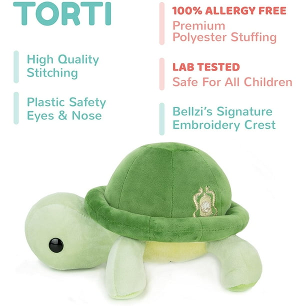 HHHC Green Turtle Cute Stuffed Animal Plush Toy Adorable Soft