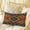 Brown, variant on Aztec Southwest Throw Pillow Cover, Pillowcase Protectors with Zipper, Breathable Decorative Lumbar Pillow Case Cover, Vintage Geometric Farmhouse Art Pillow Shams for Couch Sofa 16x24Inch