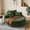 Green, variant on Garvee 55" Oversized Round Chaise Lounge Chair Indoor, Corduroy Cloud Circle Reading Chair with 3 Pillows & Deep Seat for Living Room Bedroom, Black
