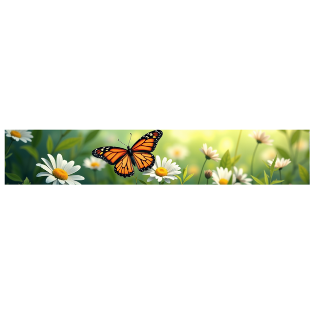 Nature Themed Butterfly Daisy Background Banner Party Decorations Photography Props Spring Garden Celebrations Outdoor Events Photo Booth Backdrop
