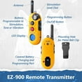 thumbnail image 4 of E-Collar EZ‑900 Easy Educator ½‑Mile Waterproof Remote Humane Dog Training Collar – Static, Vibration & Tone Modes, 4 of 5