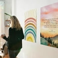thumbnail image 2 of LOLUIS Inspirational Quotes Wall Art, Feminist Motivational Amanda Gorman Poem Print Decor, There Is Always Light Poster (Design 7, Unframed 24"x36"), 2 of 5