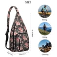 thumbnail image 3 of Hummingbird Garden Shoulder Bag - Artistic Floral Scene, Durable Multi-Functional Daypack, 3 of 4