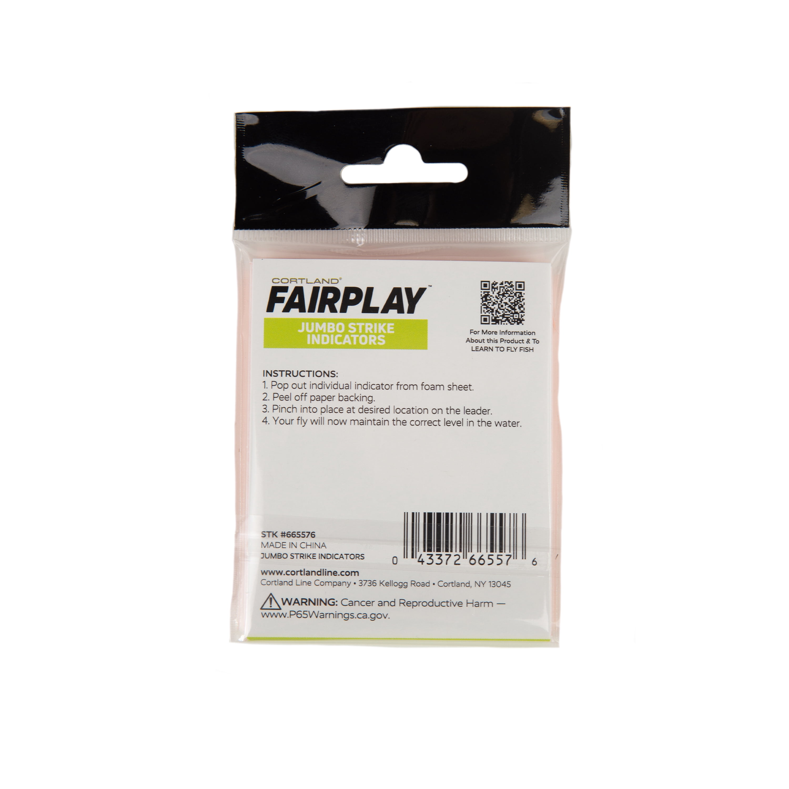 (3 pack) Cortland Fairplay Jumbo Foam Float Indicators, 6 Pack, 665576