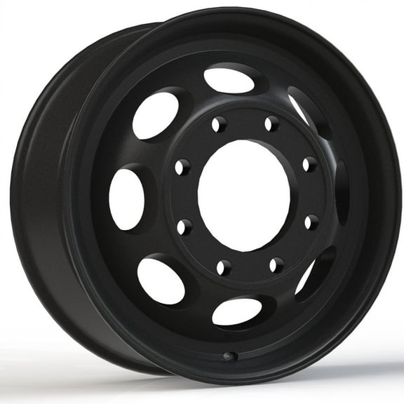 19.5x6.75 Vision 181 Hauler Dually Inner Matte Black Wheel 8x170 (102mm)