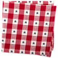 thumbnail image 4 of Set de servilletas DII Patriotic 4 of July Stars and Check 20x20, 4 of 7