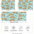 thumbnail image 2 of Coolnut Doodle Pizza Satin Pillowcase for Hair and Skin Silk Pillowcase, King Size(20x40 inches) - Slip Cooling Satin Pillow Covers with Envelope Closure（168） Home Decor Gifts, 2 of 7